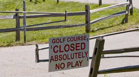 Golfplatz-Sterben in den USA