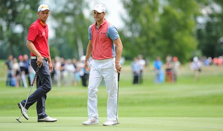 Martin Kaymer und Marcel Siem